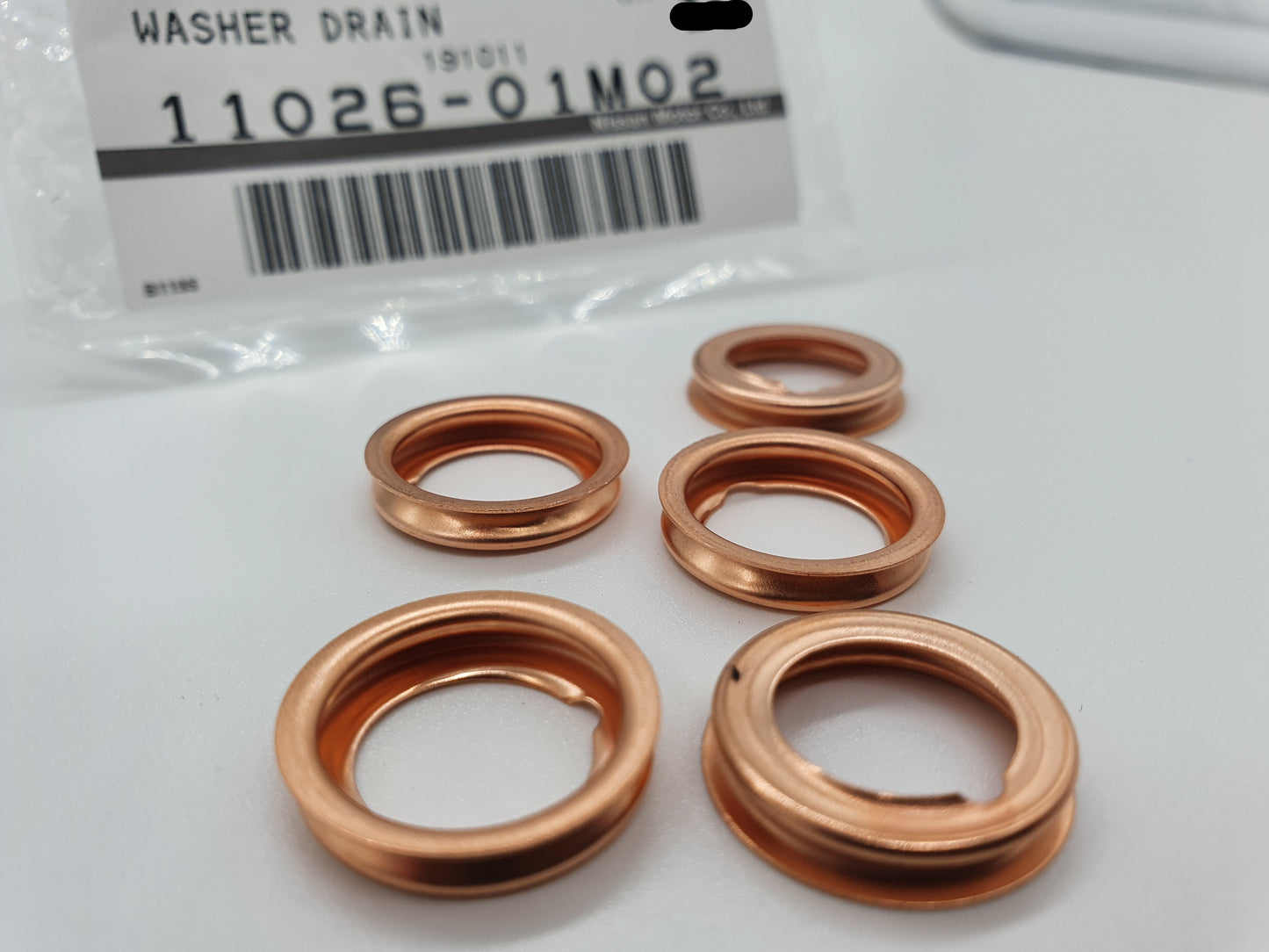 Nissan 300ZX Z32 - OEM Oil Drain Plug Sump Plug Copper Crush Washer