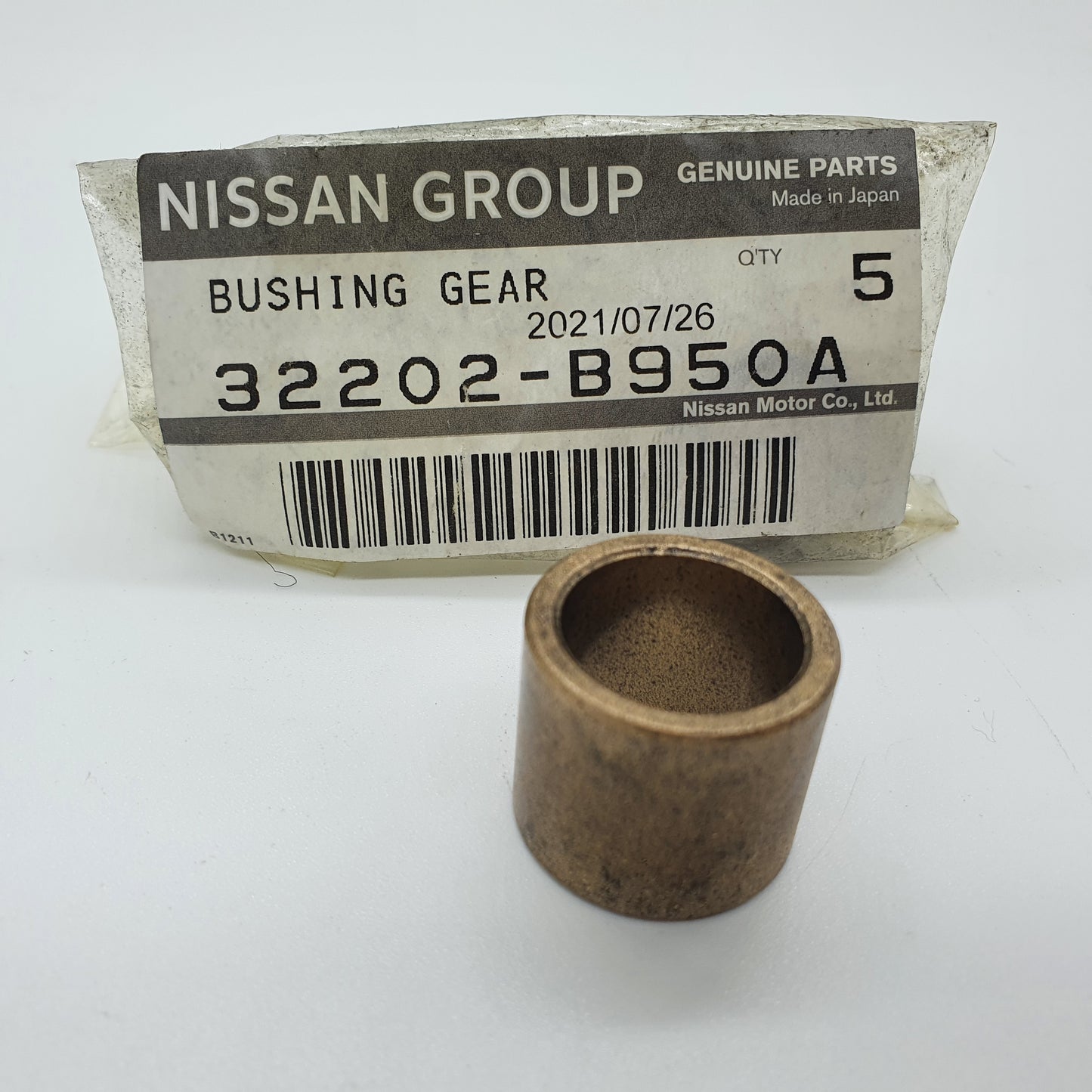 Nissan OEM Bronze Pilot Bushing for Manual Transmission MT - Nissan Bearing 180SX 300ZX 350Z 370Z Skyline GT-S GT-R 350GT 370GT / Infiniti G35 G37 Q40 Q60