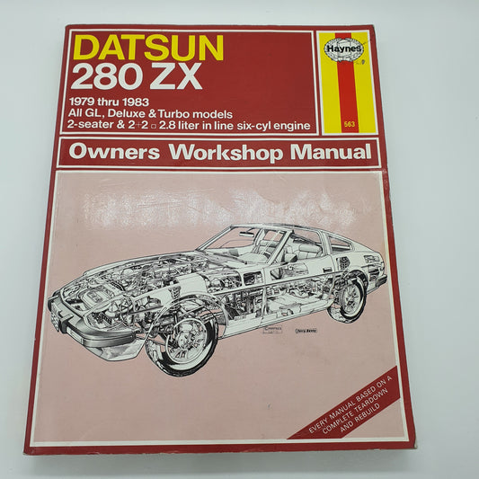 (Used) Haynes Workshop Manual - Nissan 280ZX S130