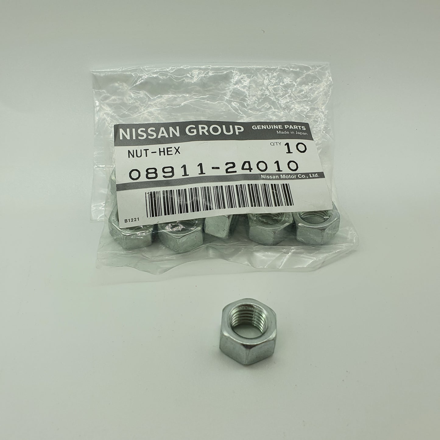 Nissan OEM Idler Stud Pulley Nut - Nissan 300ZX 90-96 Z32