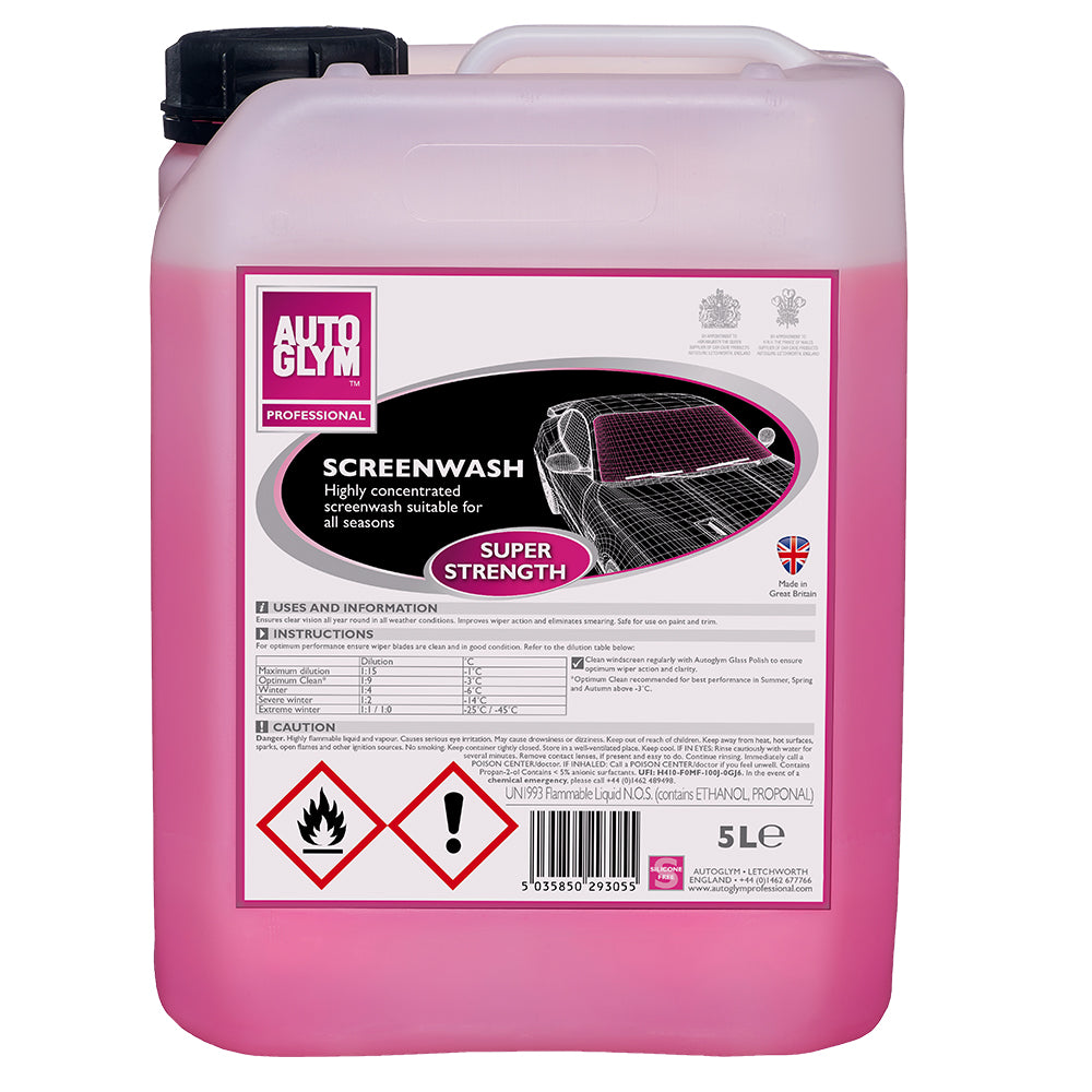 Autoglym Screen Wash Super Strength 5L – Z Garage